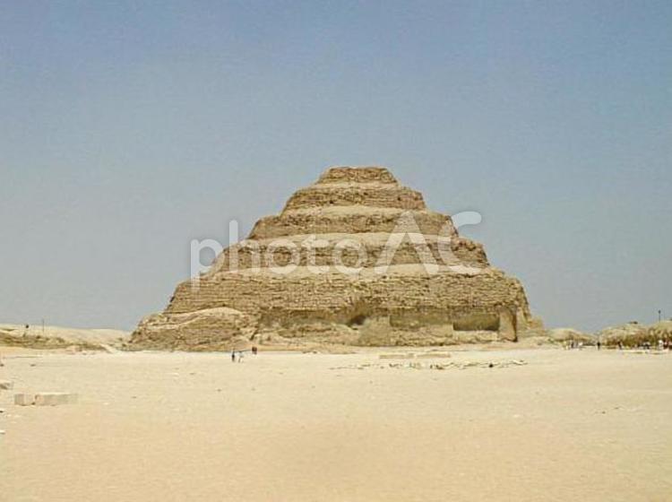 ジェセル王のピラミッド　古代エジプト 遺跡,階段ピラミッド,王の墓の写真素材