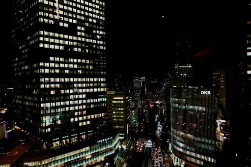 名古屋駅からの夜景の写真