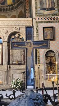 シオニ大聖堂の内部(ジョージア） トビリシ,ジョージア,シオニ大聖堂の写真素材