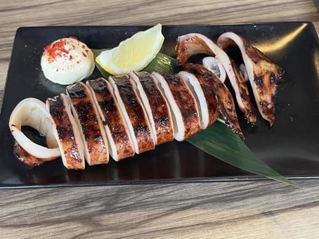イカ焼き イカ焼き イカ焼き,焼き,イカの写真素材