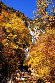 羽衣の滝 羽衣の滝 羽衣の滝,天人峡,天人峡温泉の写真素材