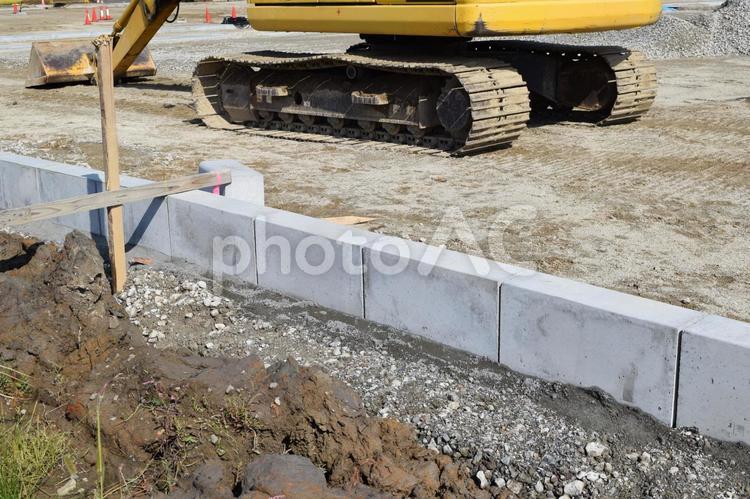 土木建設現場の建設機械 土木建設現場,建設機械,建設現場の写真素材