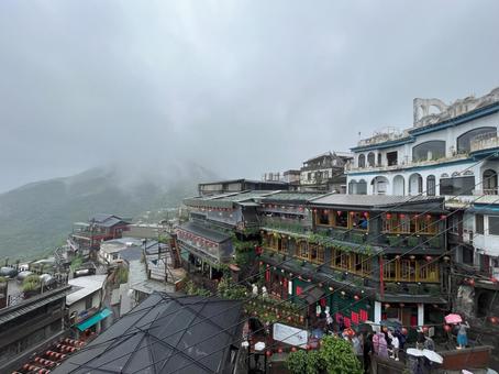 雨の台湾・九份 雨の台湾・九份 台湾,九份,雨の写真素材