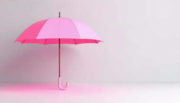 ピンク色の傘の背景画像 ピンク色の傘の背景画像の写真