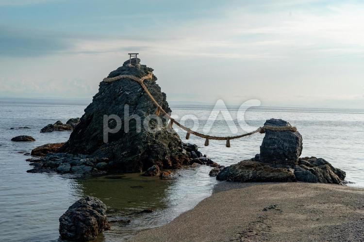 三重　二見興玉神社　夫婦岩 二見興玉神社,二見興玉,神社の写真素材