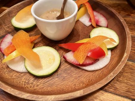 カラフル野菜のバーニャカウダー 野菜,バーニャカウダー,美味しいの写真素材