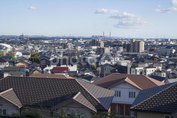 半田市＿任坊山展望台から　2023.11 半田市,半田,知多半島の写真素材