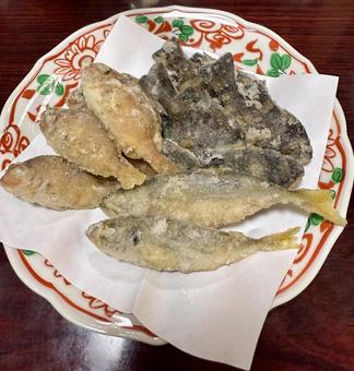 魚の唐揚げ 魚,唐揚げ,釣りの写真素材
