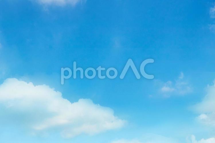 空と雲 晴れ,空,雲の写真素材