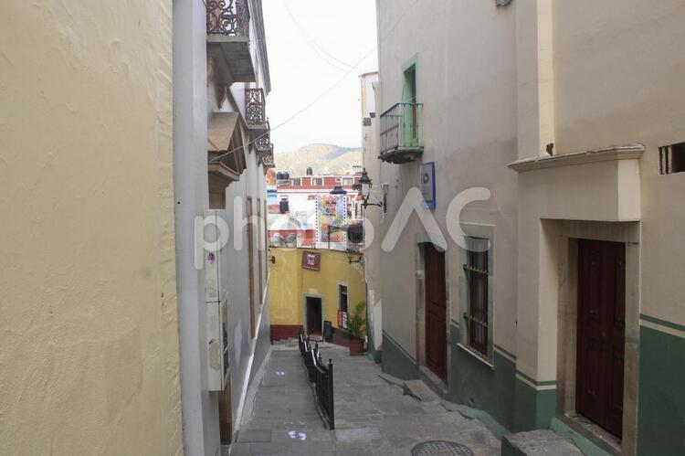 グアナファトの町並み(メキシコ) グアナファト,メキシコ,町並みの写真素材
