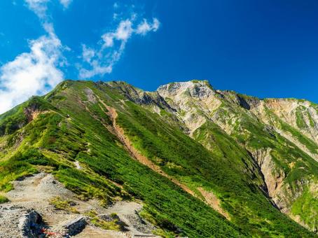 五竜岳 五竜岳 後立山連峰,北アルプス,長野の写真素材