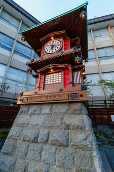 Photo, ehime prefecture, matsuyama, road after the hot springs, 