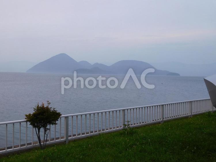 洞爺湖と中島 洞爺湖,北海道,観光の写真素材