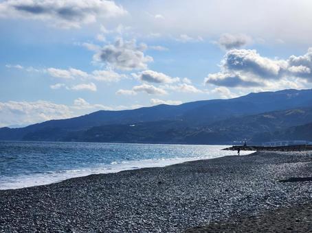 海 海,波,空の写真素材