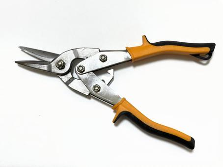 金切バサミ はさみ,切断,切るの写真素材