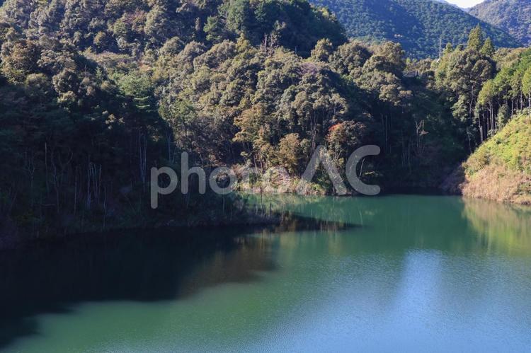 高知県宿毛市　横瀬川ダム　もみじ湖 横瀬川ダム,ダム,ダム湖の写真素材