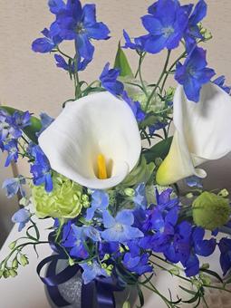 退職の花束 退職の花束 カラー,花,花束の写真素材