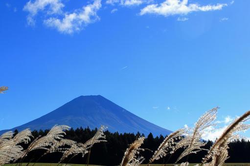 秋の富士山 秋の富士山の写真