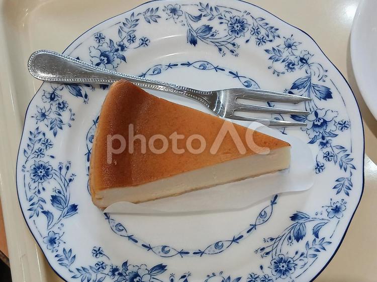 バスクチーズケーキ～カフェ カフェ,スイーツ,デザートの写真素材