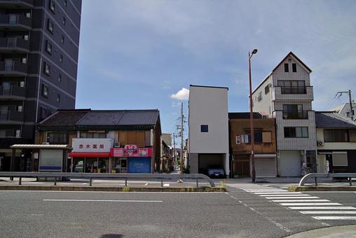 国道2号線JR海老江駅付近 国道2号線JR海老江駅付近 国道2号線,jr海老江駅,野田阪神の写真素材