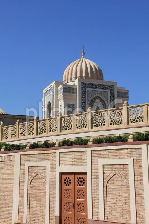 サマルカンドのハズラティ・ヒズル・モスク ハズラティ・ヒズル・モスク,モスク,サマルカンドの写真素材