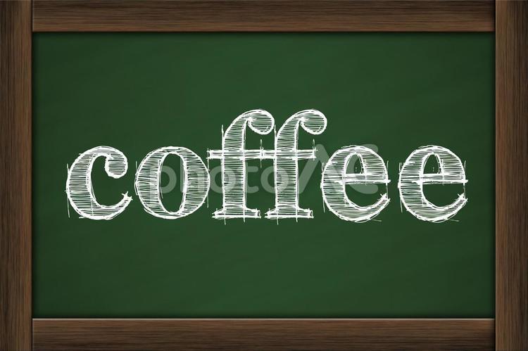 黒板とタイトル ビジネス,coffee,コーヒーの写真素材