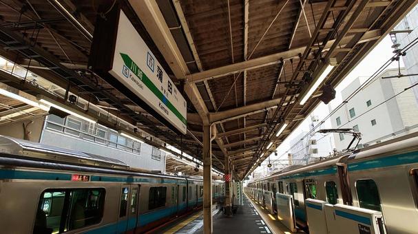 JR京浜東北線 蒲田駅 東京都大田区 JR京浜東北線 蒲田駅 東京都大田区の写真