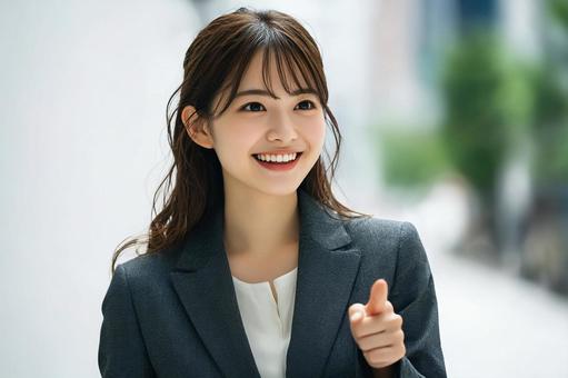 若いビジネス女性のイメージ 若いビジネス女性のイメージの写真