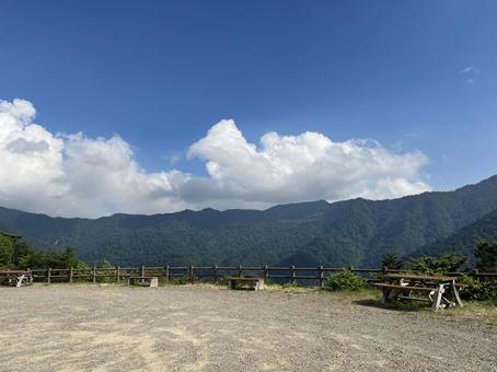 長尾尾根展望台 長尾尾根展望台 愛媛県,石鎚スカイライン,展望台の写真素材