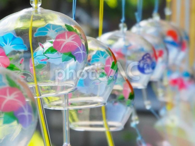 風鈴 風鈴,夏,季節の写真素材