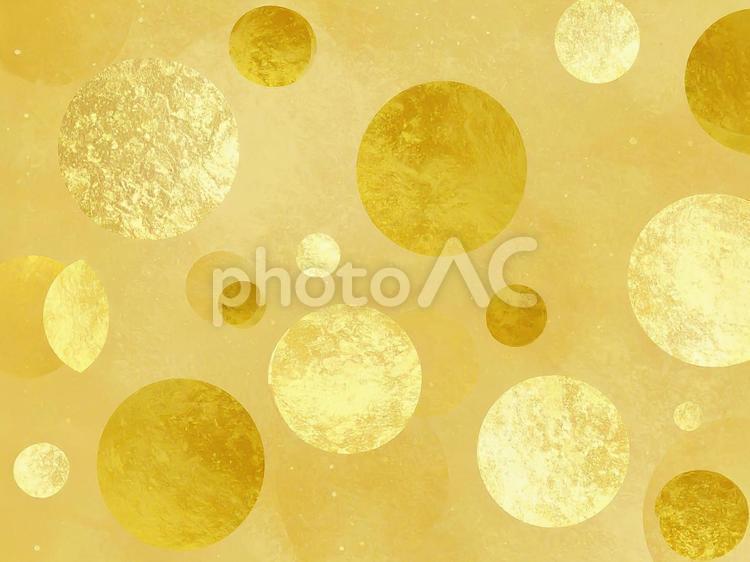金と円の背景　AI生成画像　 背景,金箔,金色の写真素材