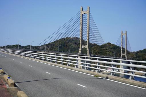 佐賀 呼子 呼子大橋 近景1 佐賀 呼子 呼子大橋 近景1 呼子大橋,大橋,呼子の写真素材