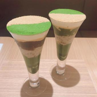 抹茶パフェ 抹茶パフェの写真