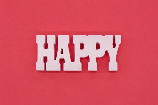 ハッピー　赤背景 ハッピー,おめでとう,祝いの写真素材