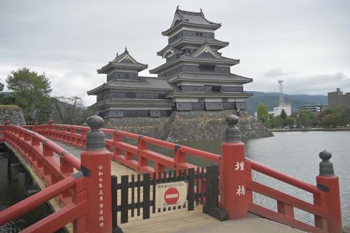 長野県　松本城 長野県,松本市,松本城の写真素材