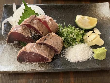 Seared bonito, JPG