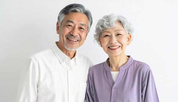 老夫婦 老夫婦の写真