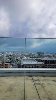 アミュプラザ　屋上１ 宮崎市,風景,展望台の写真素材