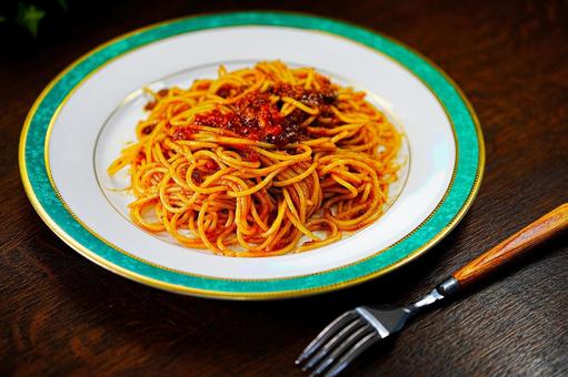 ミートソーススパゲティ ミートソーススパゲティ 食事,食卓,ミートソースの写真素材