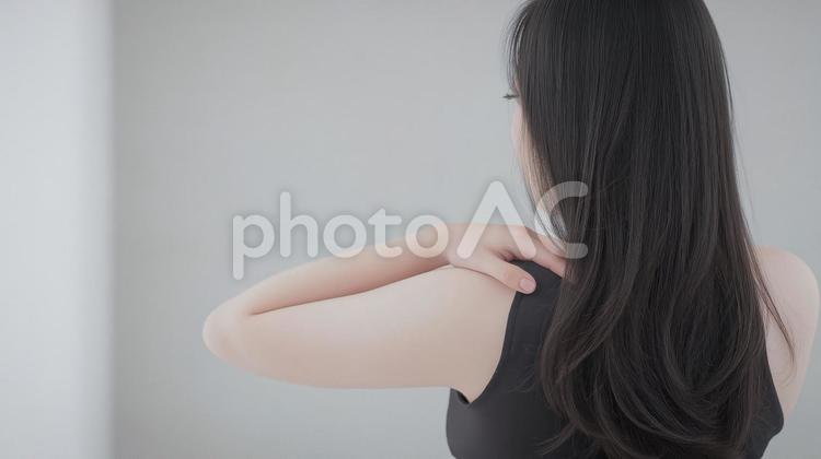 脱毛された腕と脇、すべすべの素肌 肌,脱毛,エステの写真素材