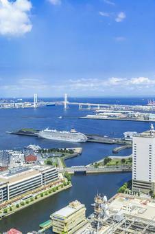 横浜市中区の町並み 横浜,横浜市,中区の写真素材