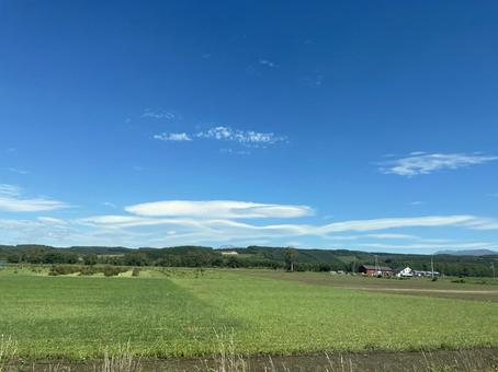 大自然と畑 田舎 大自然と畑 田舎の写真