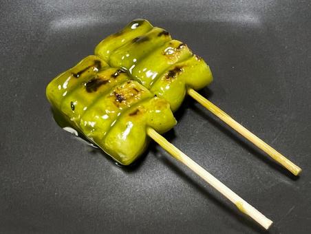 抹茶みたらしだんご 抹茶みたらしだんご だんご,抹茶,みたらしだんごの写真素材