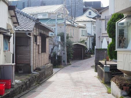 葉山の街並み（神奈川県・三浦郡） 葉山,街並み,商店街の写真素材