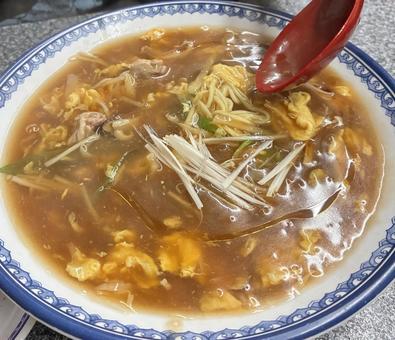 あんかけラーメン あんかけラーメン あんかけちゃんぽん,あんかけラーメン,五目ラーメンの写真素材