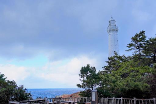 Izumo Hinomisaki Lighthouse, the tallest stone lighthouse in Japan, JPG