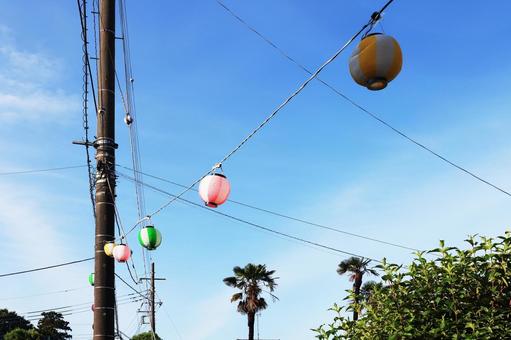 祭りの提灯 祭り,提灯,自然の写真素材
