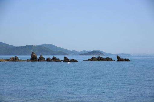 兵庫県赤穂市 大塚海岸のライオン岩 兵庫県赤穂市 大塚海岸のライオン岩の写真