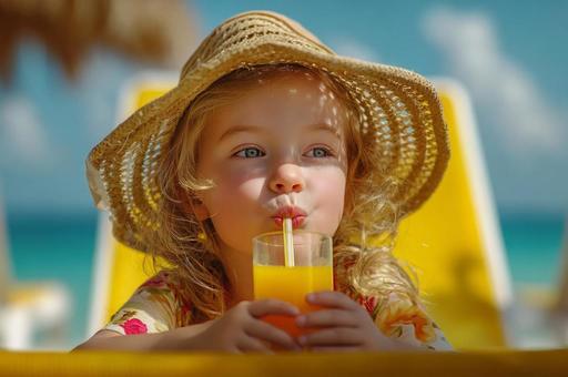 夏の日差しとオレンジジュース 夏の日差しとオレンジジュースの写真