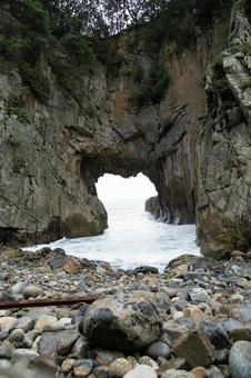 白山洞門の写真